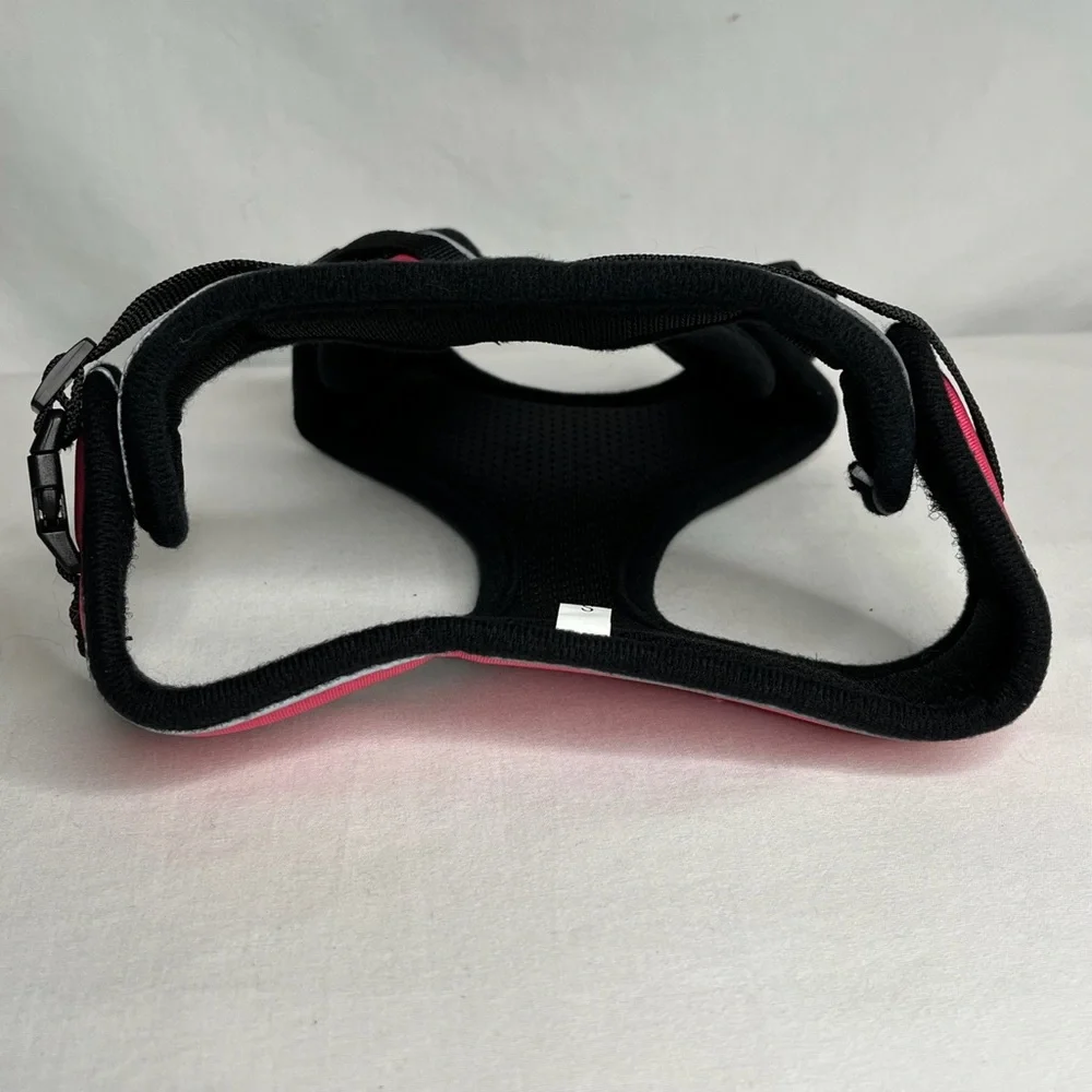 New Hot Pink & Black Mudinpet Cat Harness. Size Small